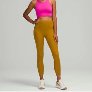 Lululemon Power Thru High-Rise Tight 25"
Gold Spice